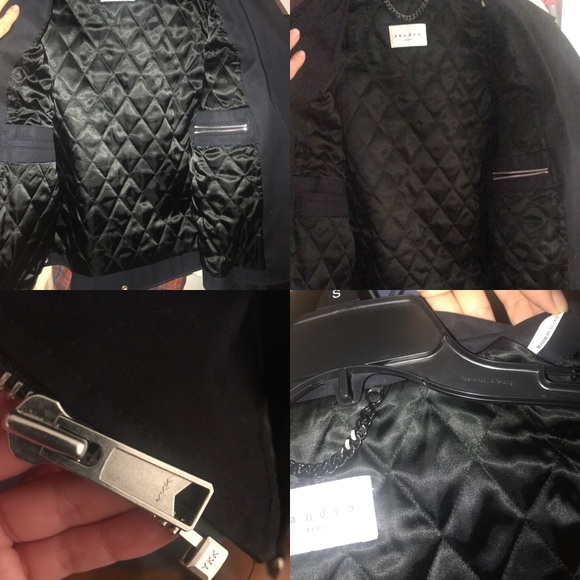 Black Friday Sale!! Sandro Bikers Jacket. - Picture 7 of 8